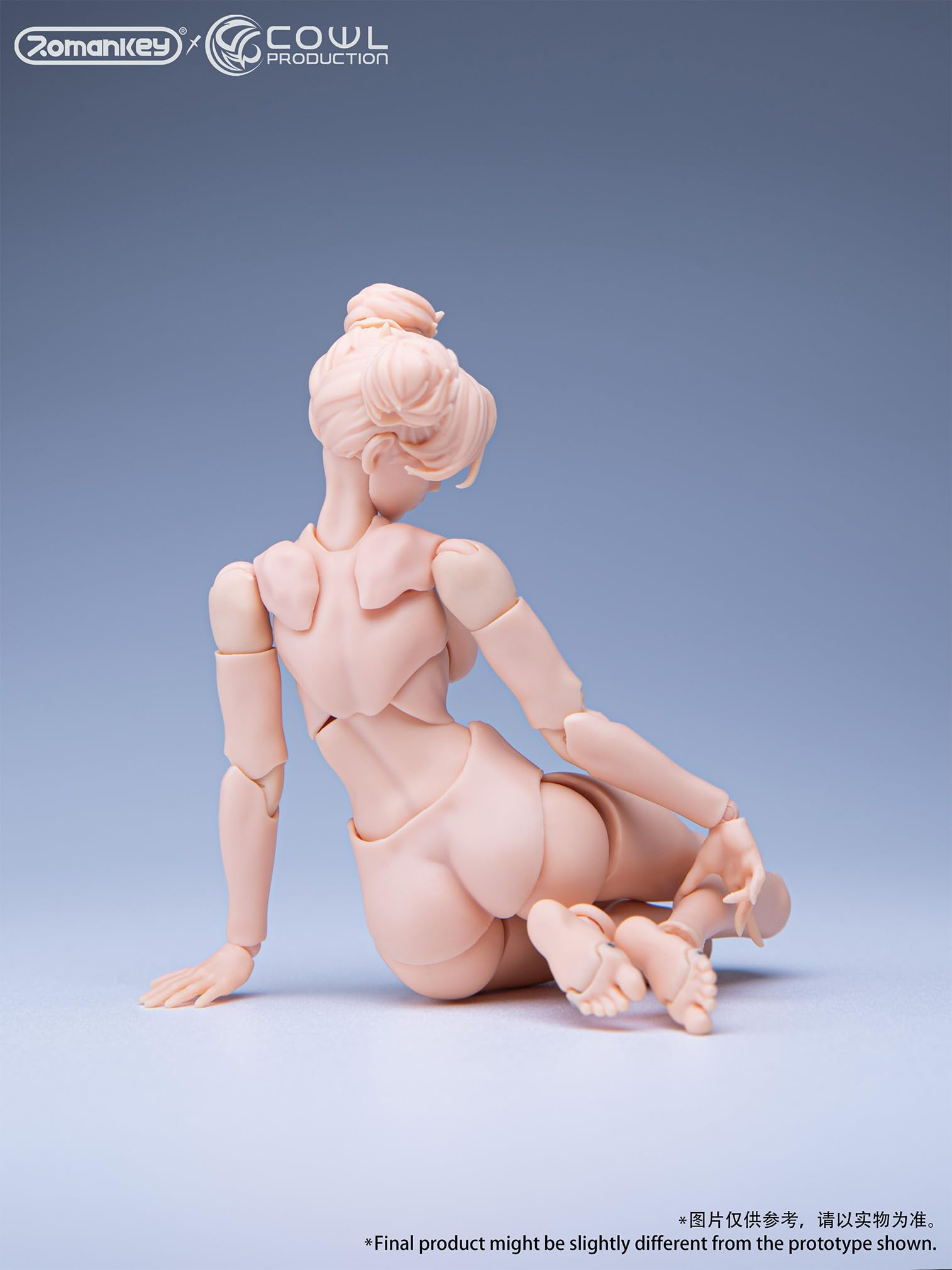 Amazon.co.jp: Romankey x COWL 1/12スケール PVC&POM&PA製 超可動女性